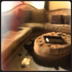 Used sectional it seats 7 to 8 people